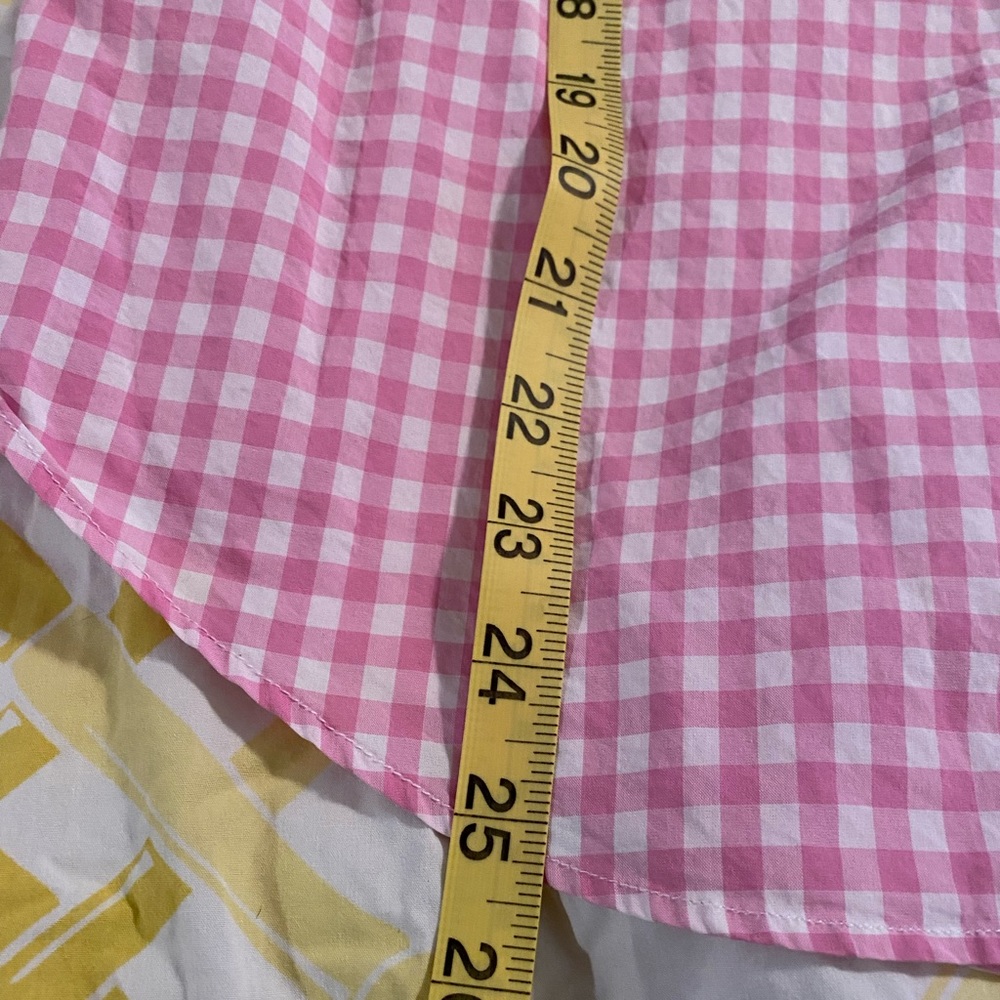Ralph Lauren Pink Gingham Button Down Shirt - Picture 8 of 13